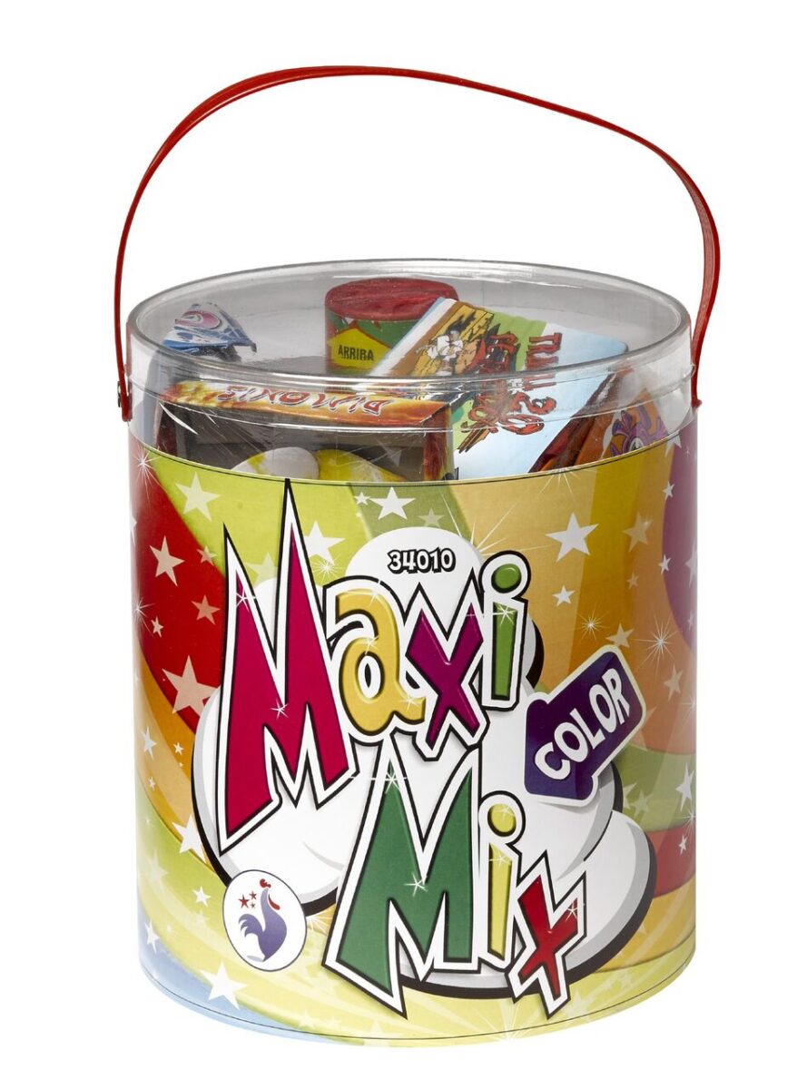 Maxi Mix Color. Lote y pack y oferta de pirotecnia de colores.
