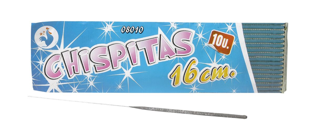 Chispitas 16cm 10u.