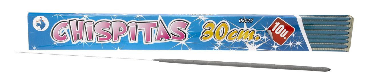 Chispitas 30cm 10u.