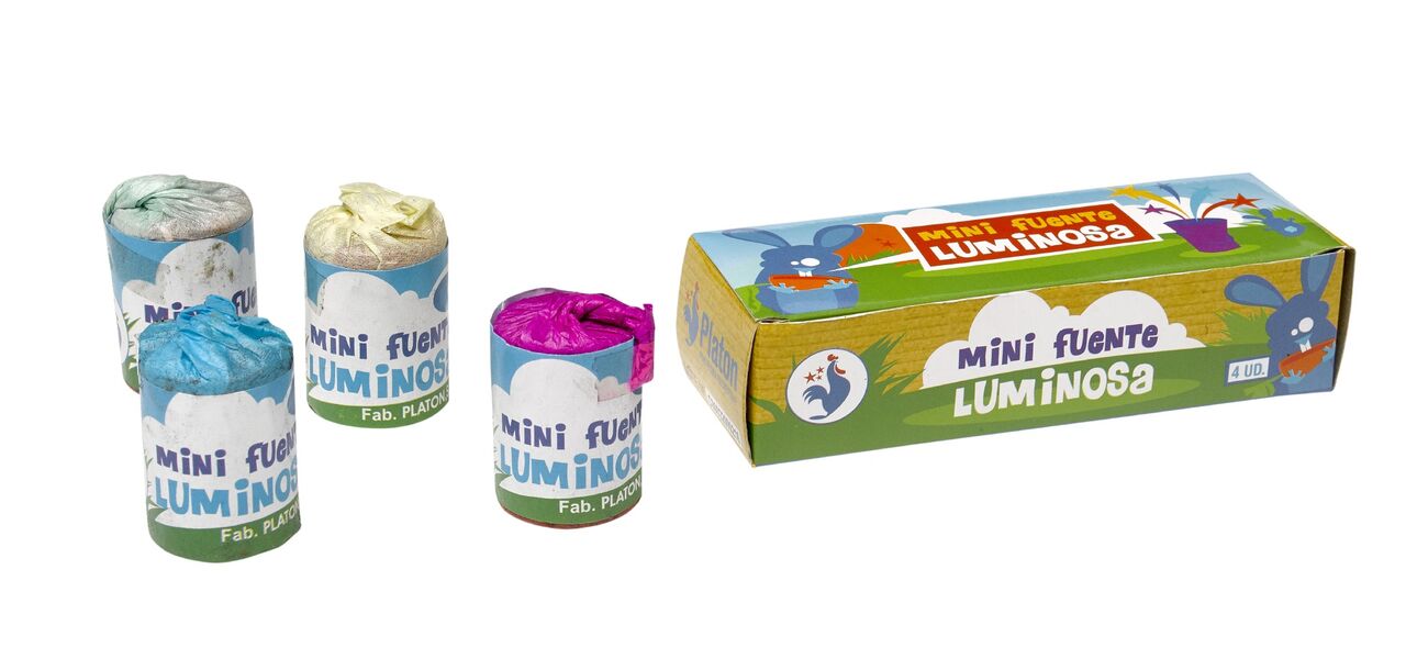 Mini fuente luminosa 4u.