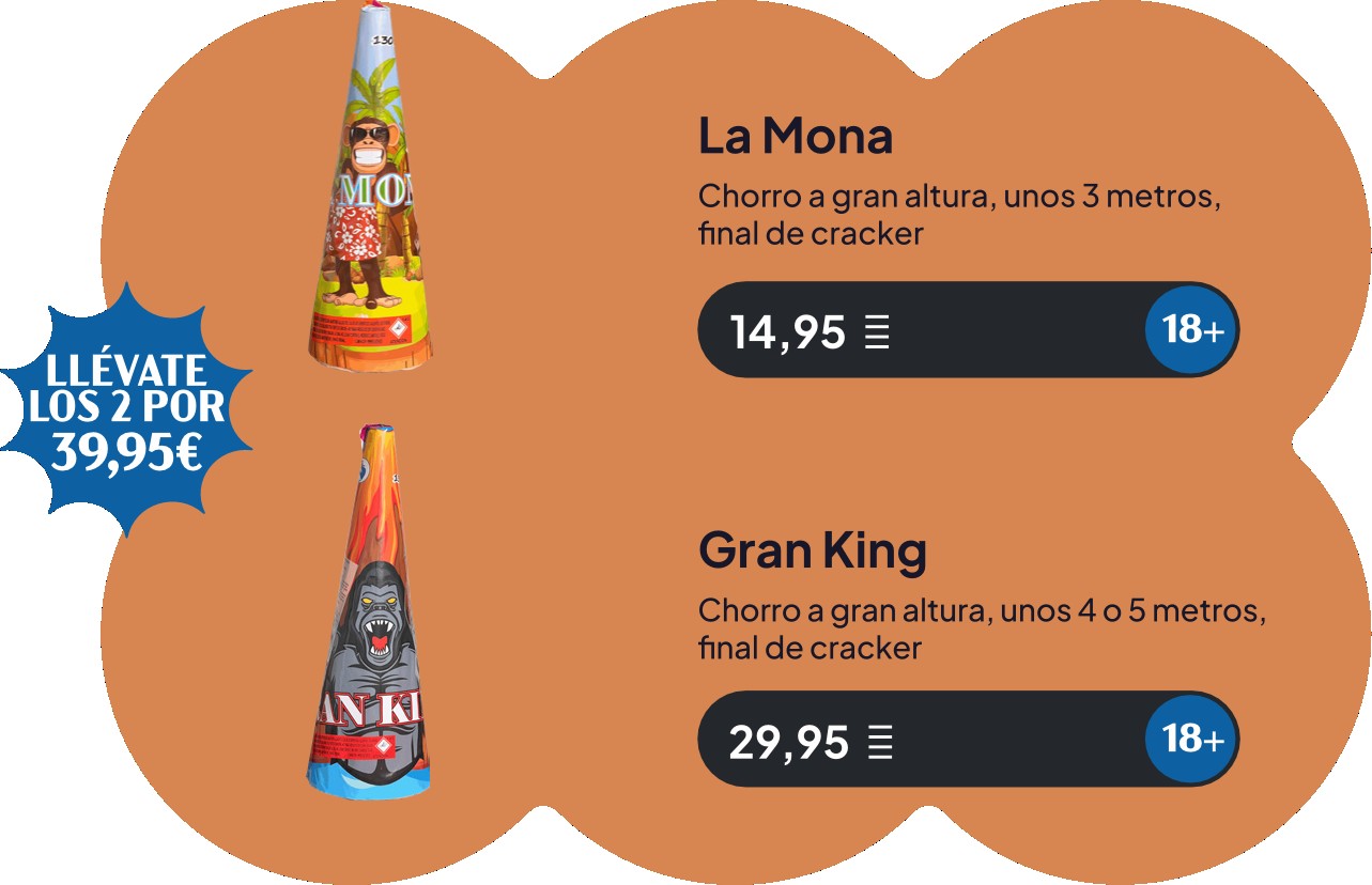 Oferta la mona + gran king