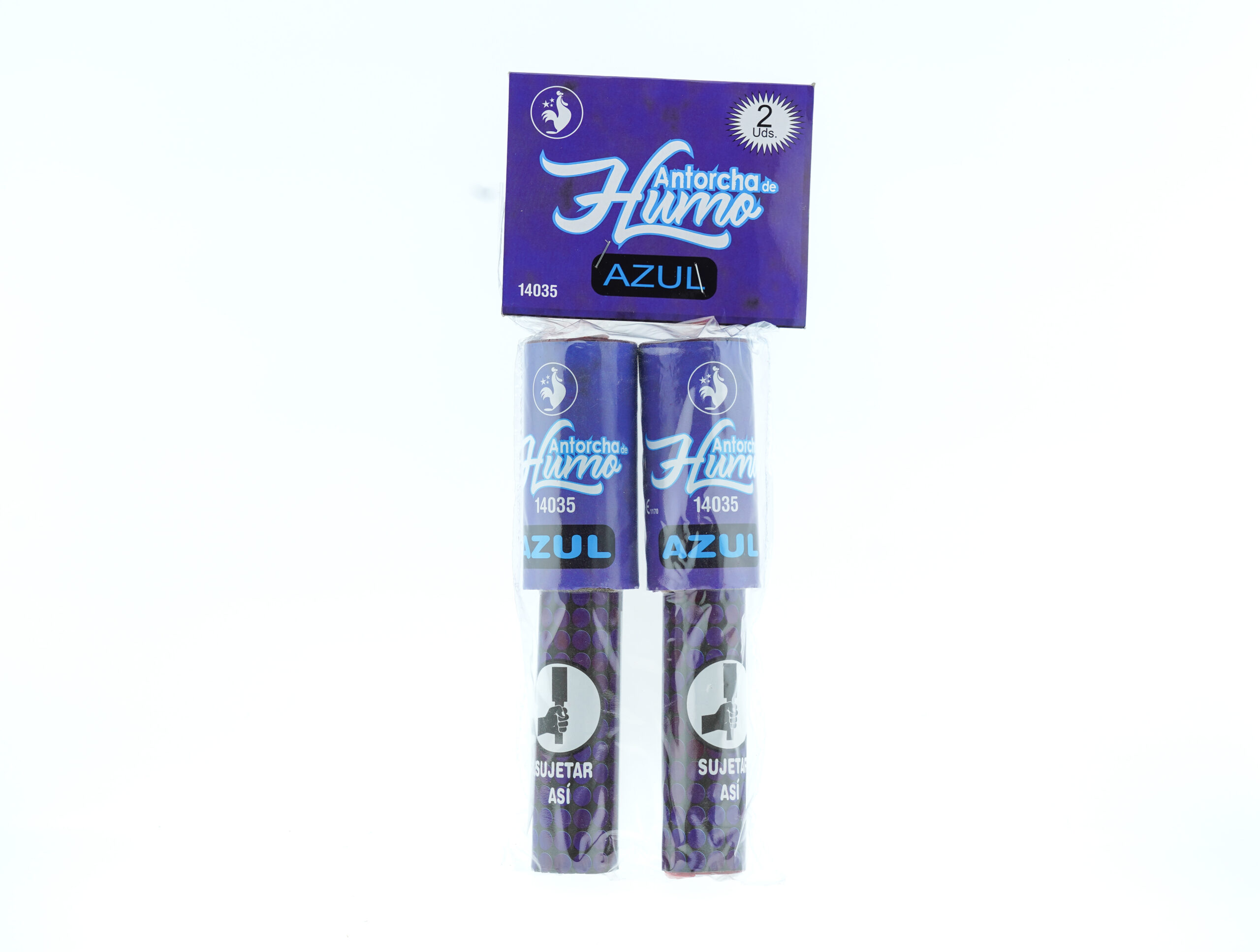 Antorcha humo azul 2u.