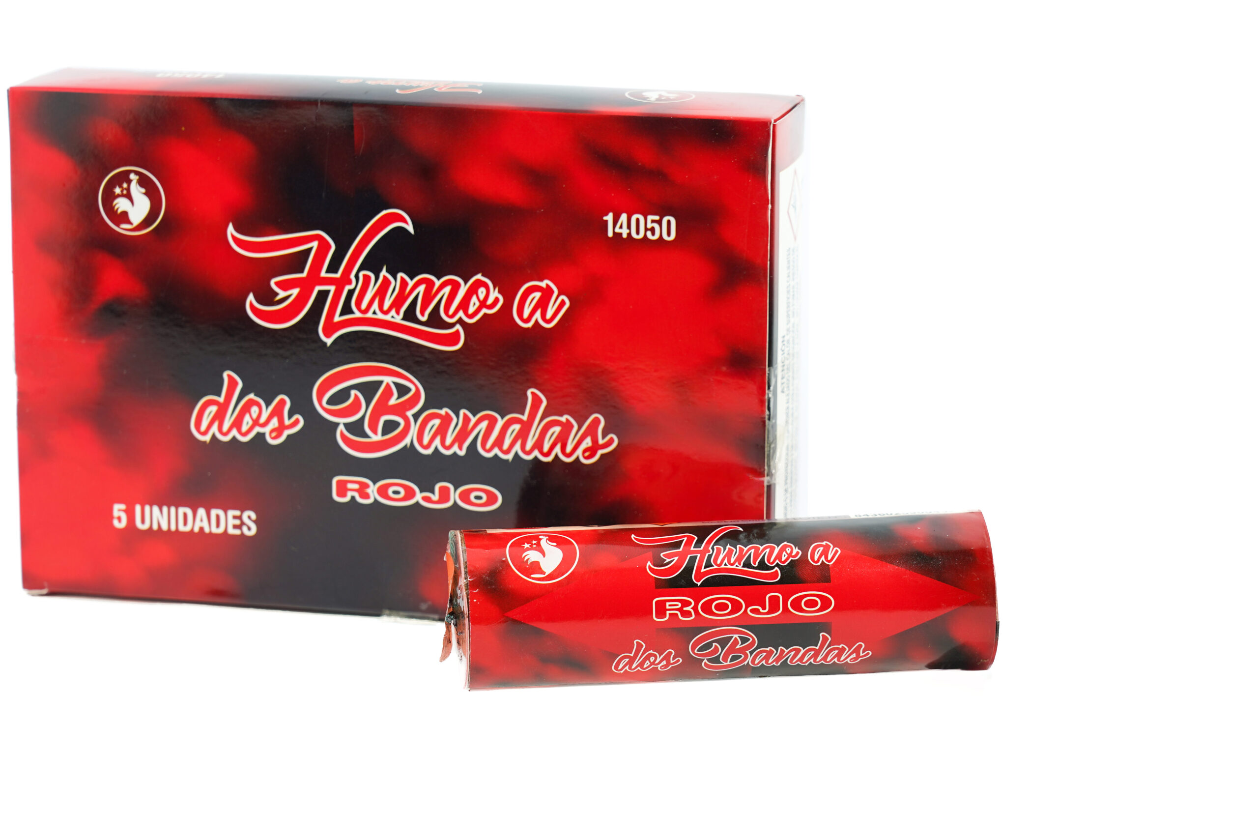 Humo a 2 bandas rojo 1u.