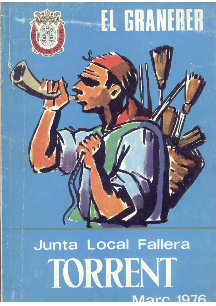 Cartelería antigua de las fallas de Torrent