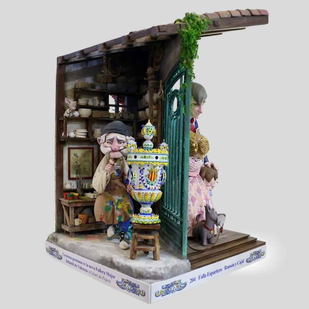 Ninot Indultat Infantil 2026 de las Fallas de Valencia perteneciente a la falla Espartero Gran Vía Ramón y Cajal