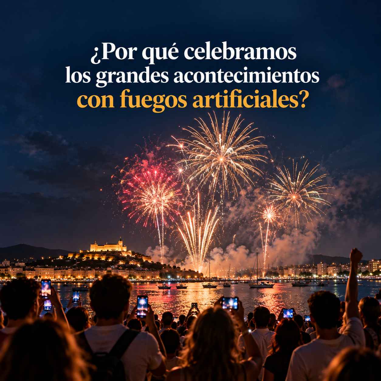 ¿Por qué celebramos los grandes acontecimientos con fuegos artificiales?